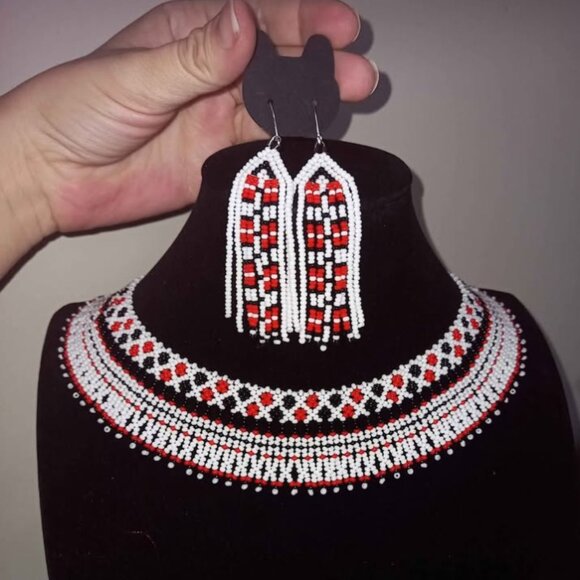 FREE SHIPPING!!!  Beaded set. Super idea for gift - Picture 1 of 8